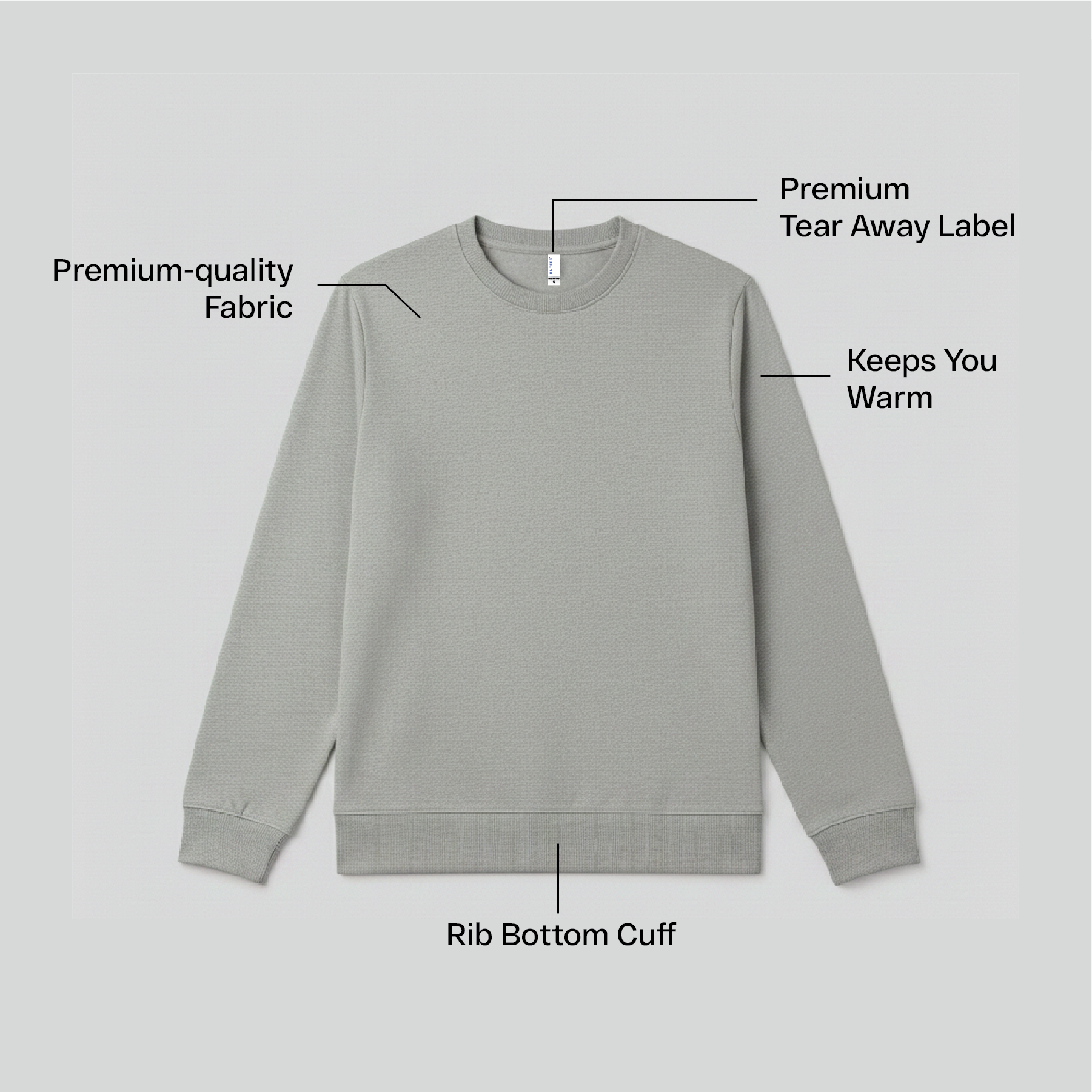 Snowsoft Cotton Unisex Pullover Sweatshirt