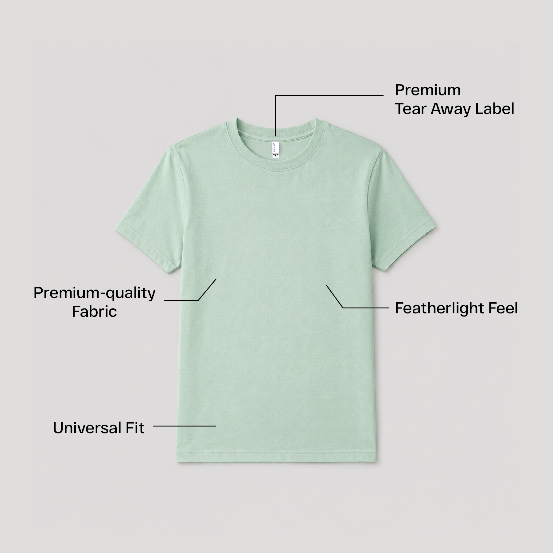 Basics 160 Cotton Womens Round Neck Short Sleeve Tee