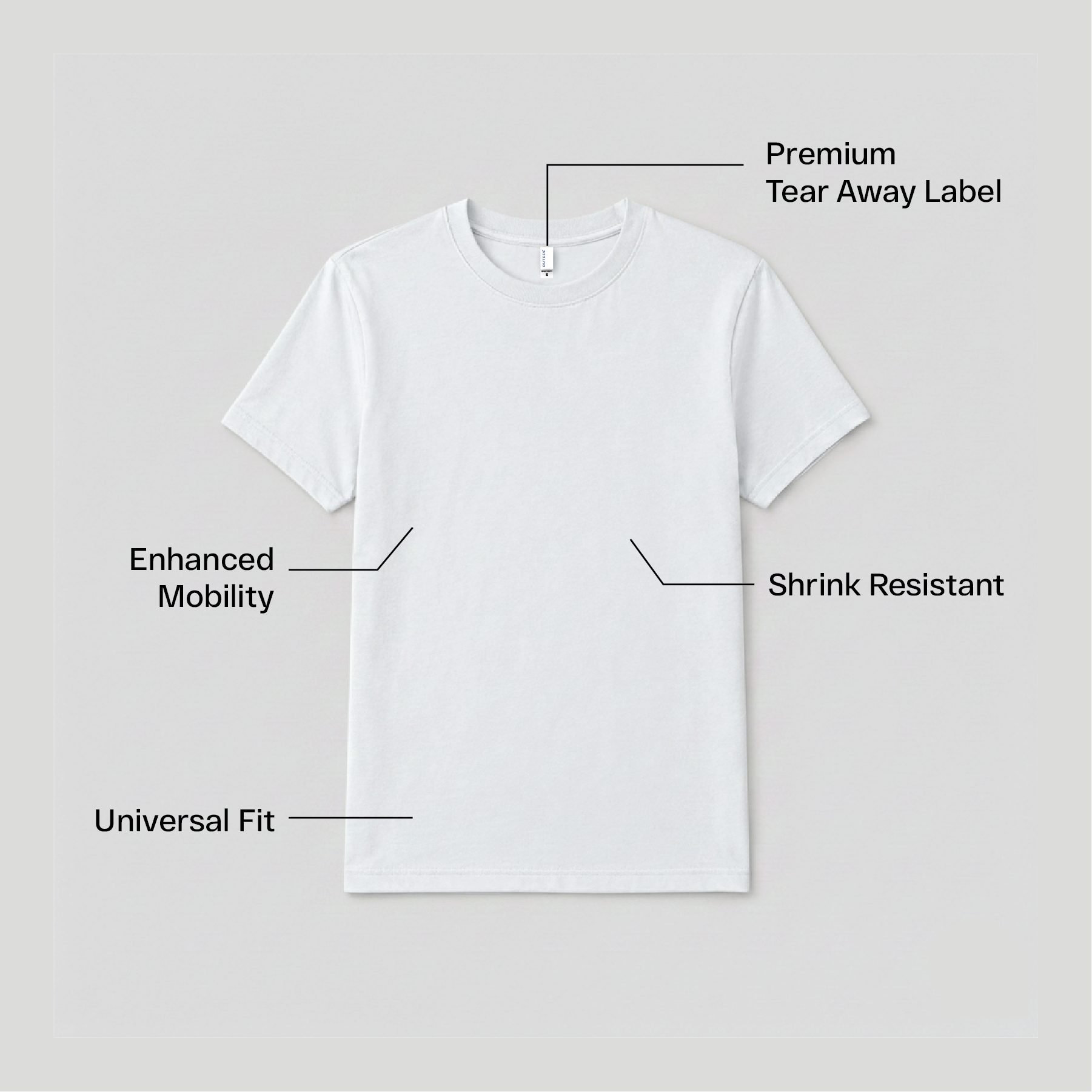 Durable Heavy-Duty Round Neck Tee –  Unisex | High GSM