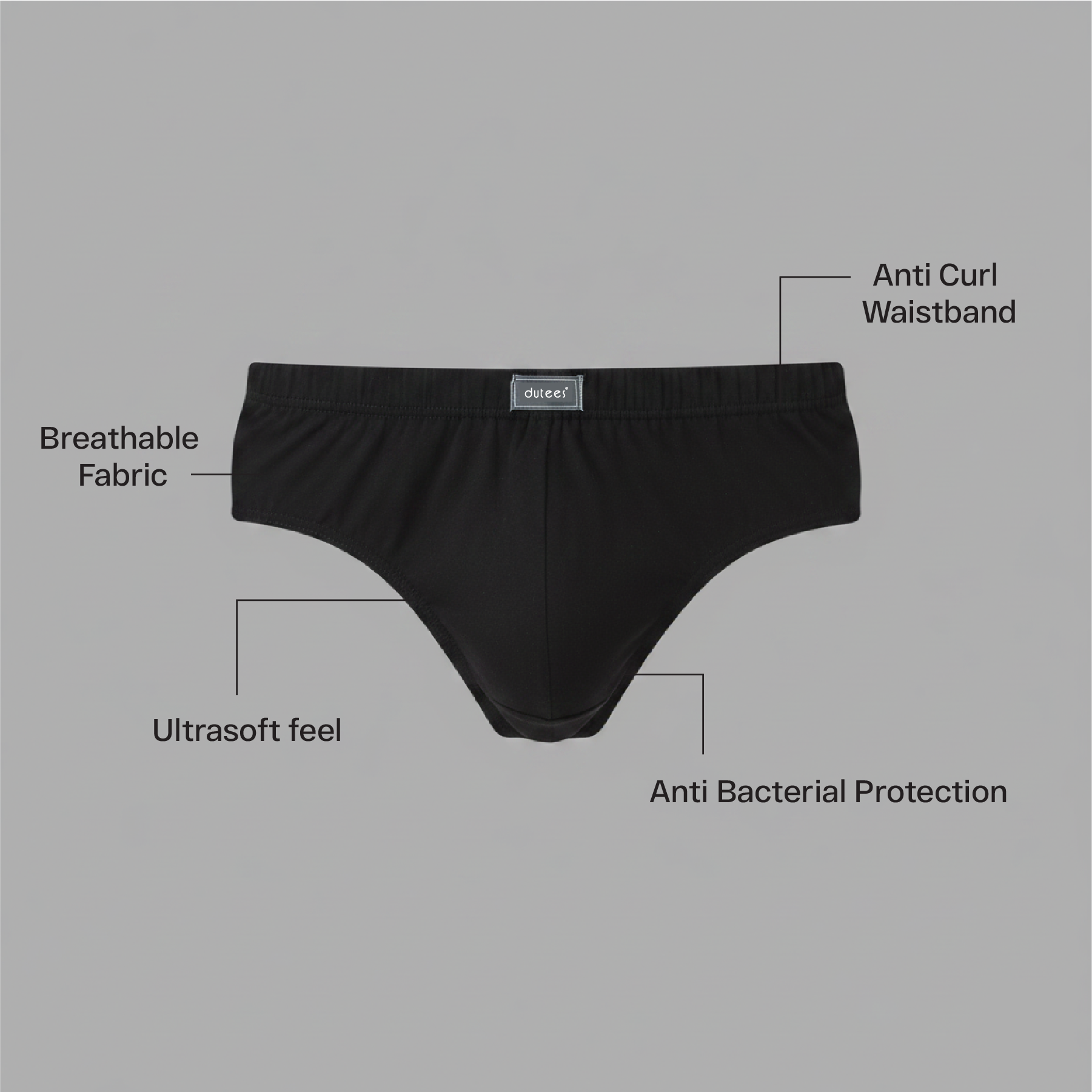 Men’s 100% Cotton Innerwear Brief