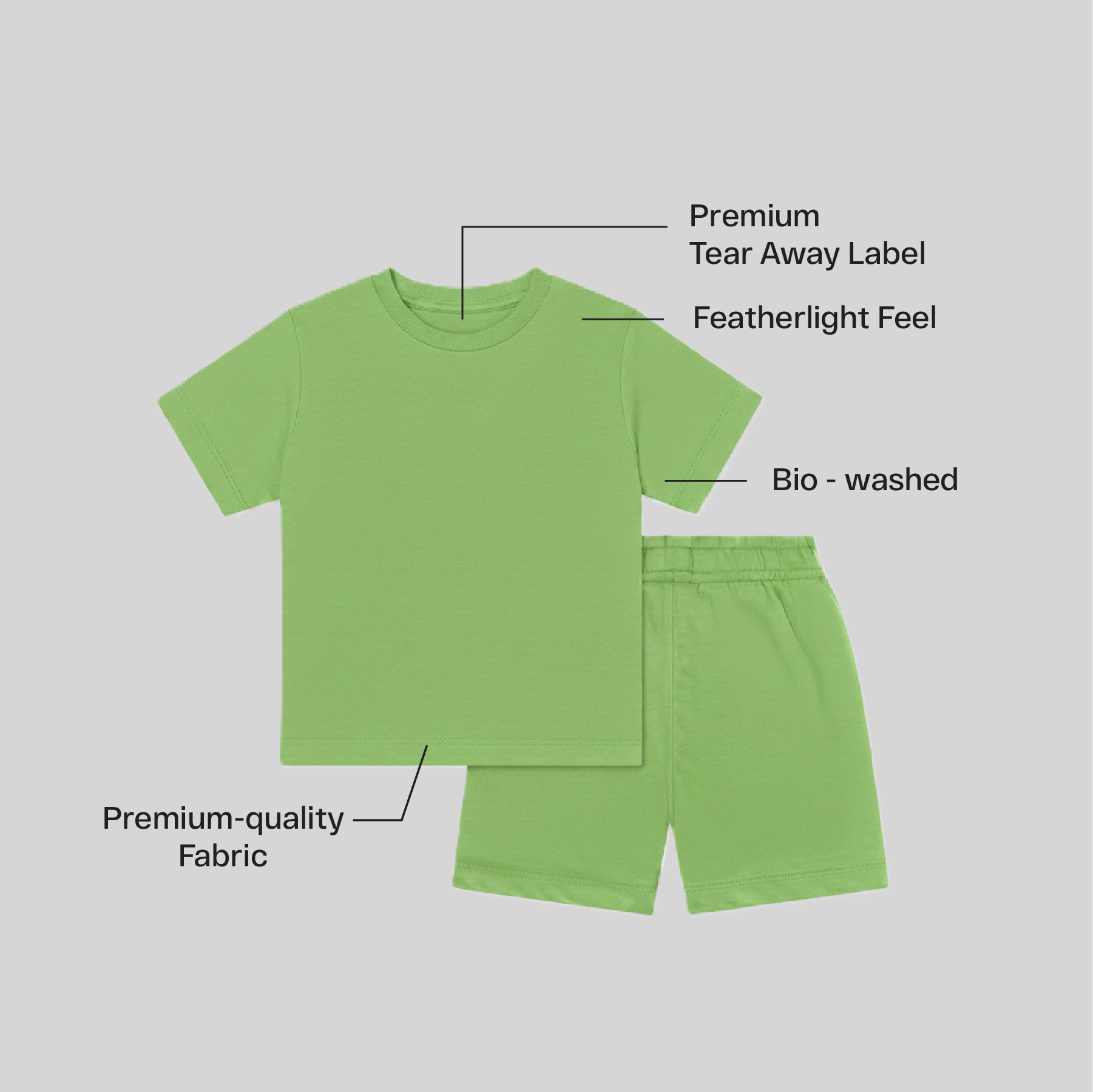 Basics 180 Cotton Kids Cordset