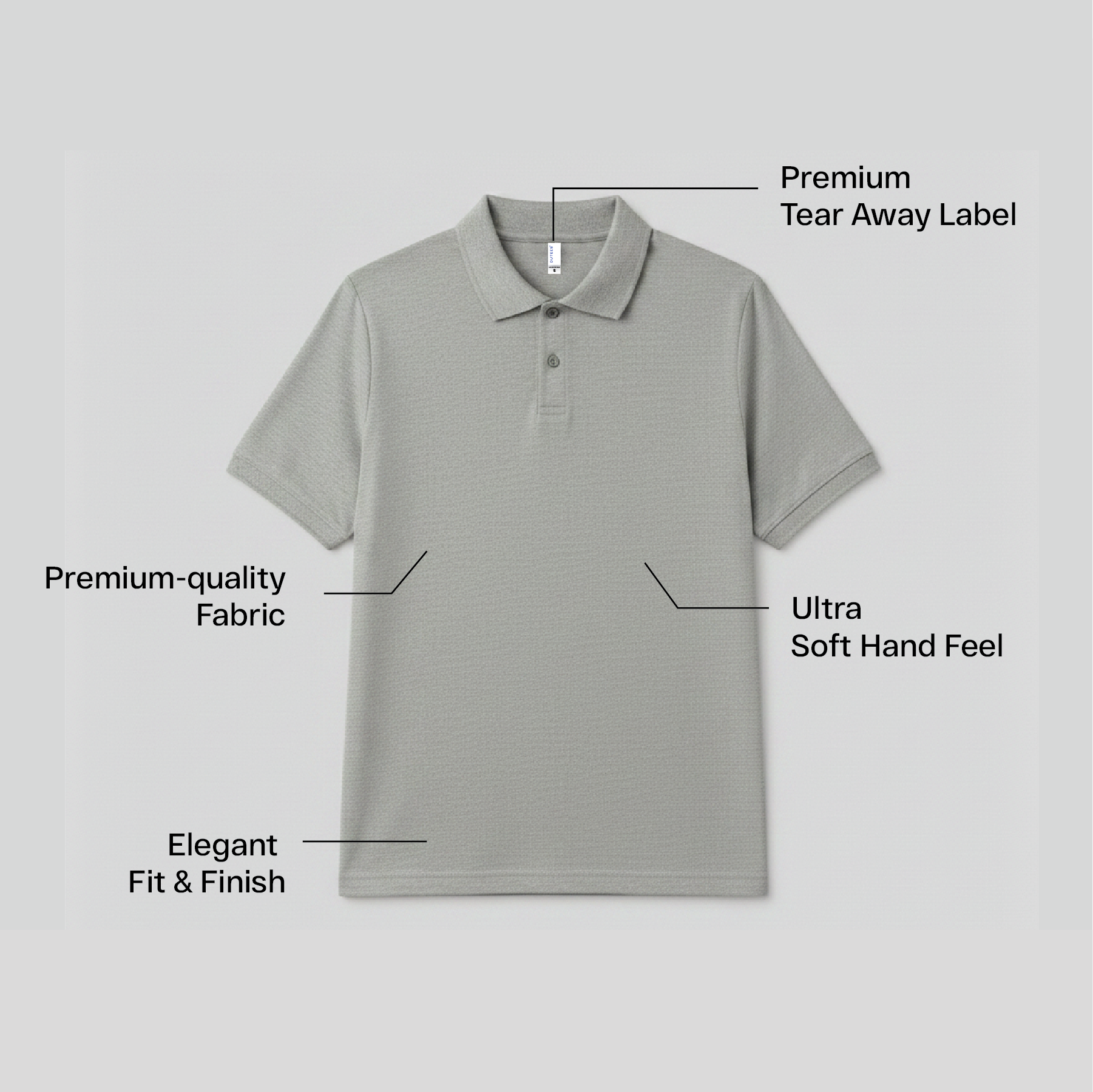 Executive Cotton Unisex Polo Short Sleeve Tee
