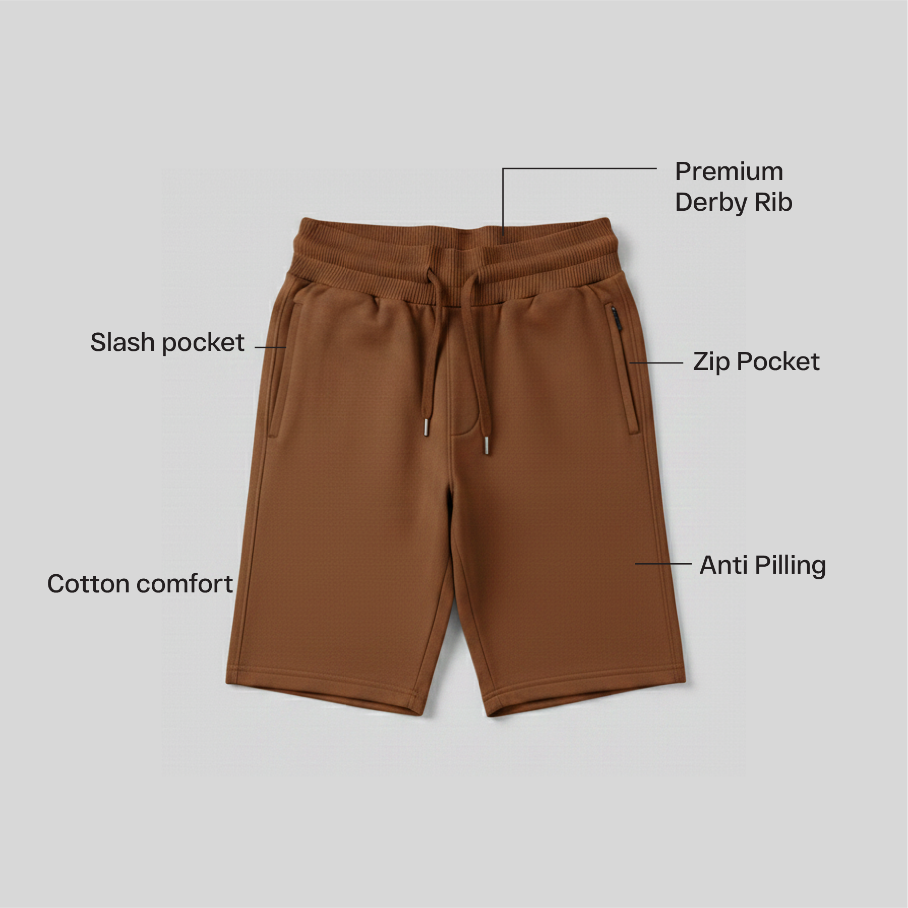 Men’s Cotton Sweat Shorts –  Comfortable Everyday Wear